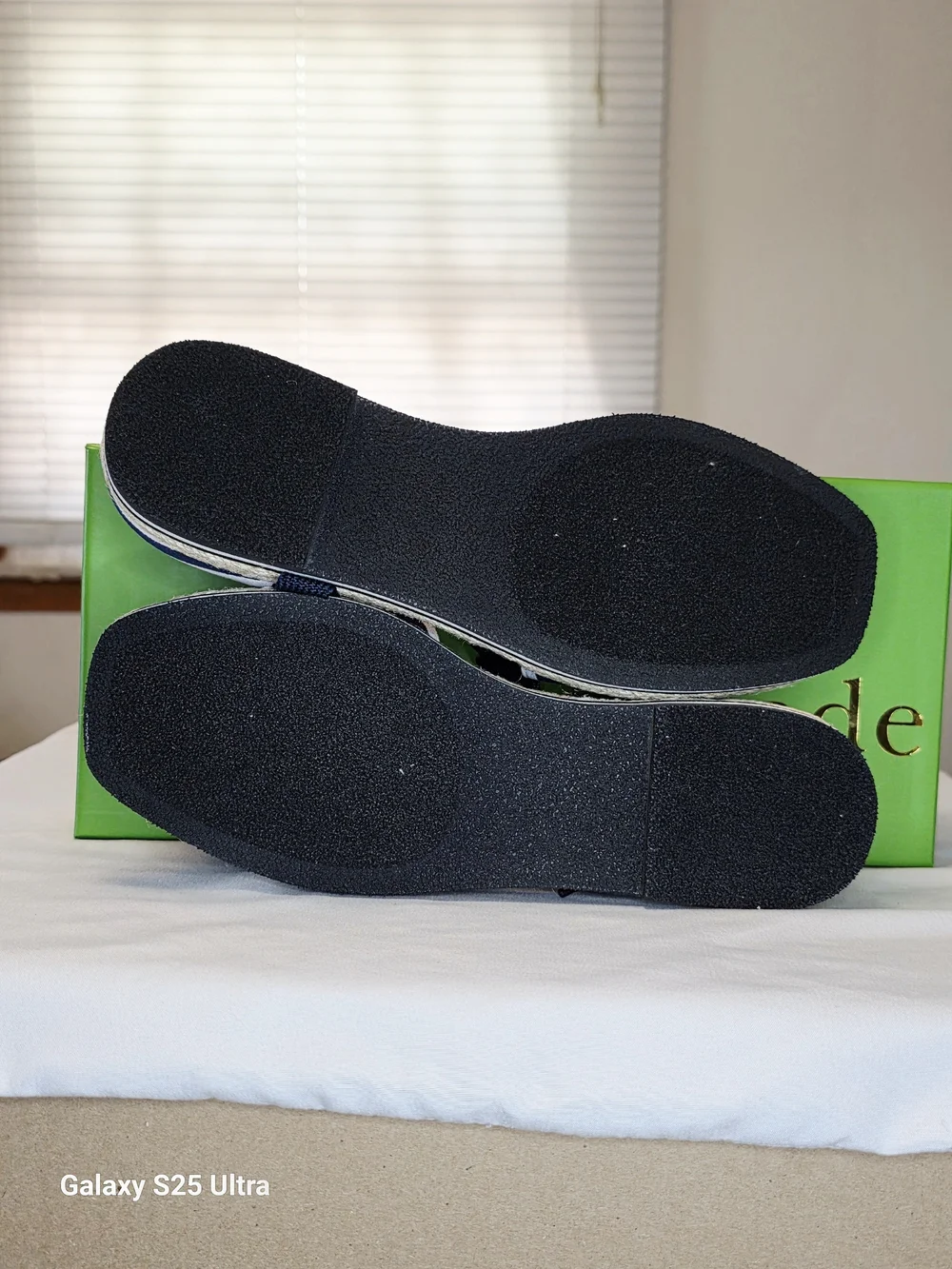 Kate Spade Chandra Espadrille Sandals In Navy/White  Size 7M